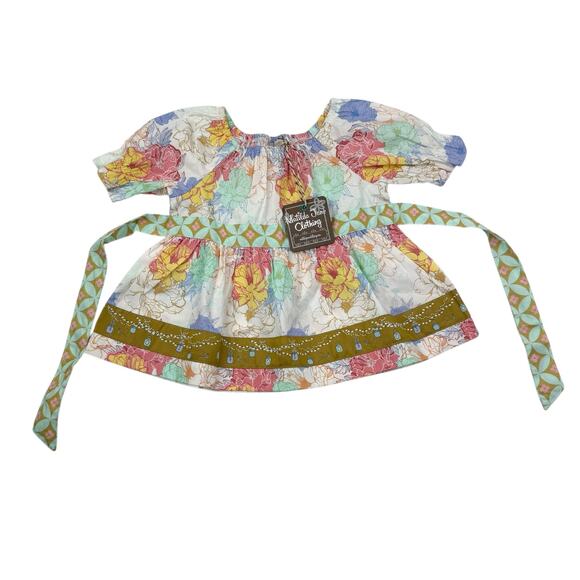 NWT Matilda Jane Lovely Bouquet Peasant Top - Picture 1 of 5